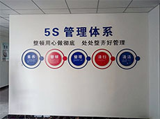 車間5s管理標語文化墻