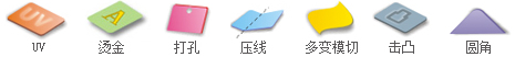 名片特印工藝