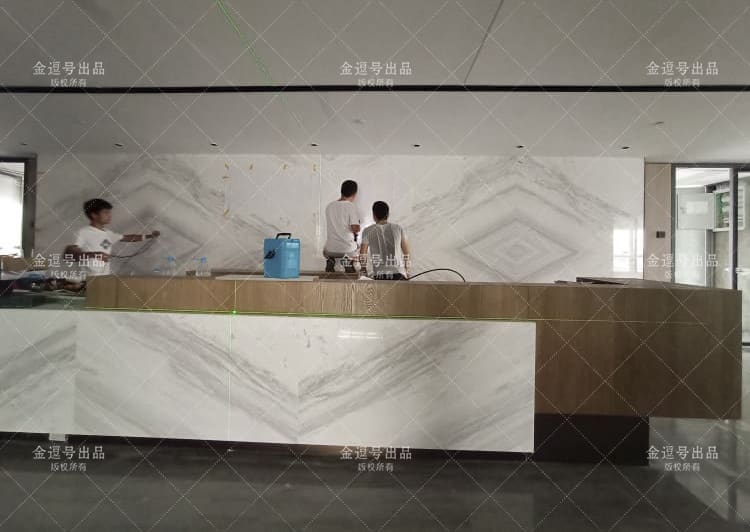 公司前臺形象墻制作