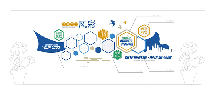 員工風采照片墻