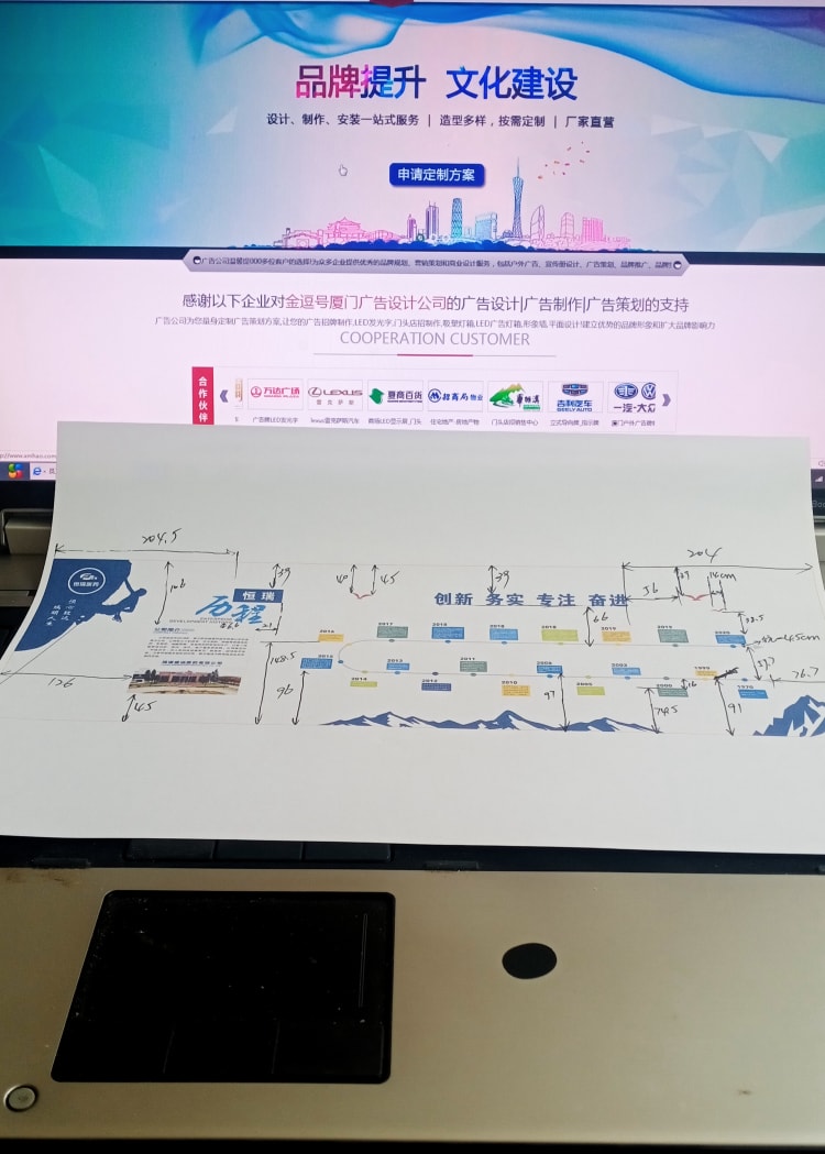醫(yī)藥公司文化墻_發(fā)展歷程文化墻